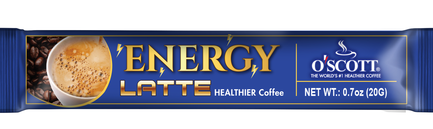 ENERGY LATTE BLEND | 3-IN-1 SUPER BRAIN COFFEE | 3 NOOTROPICS